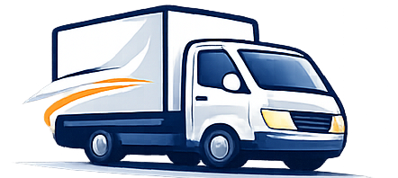 Camion utilitaire blanc pour transport de marchandises moins de 3,5 tonnes